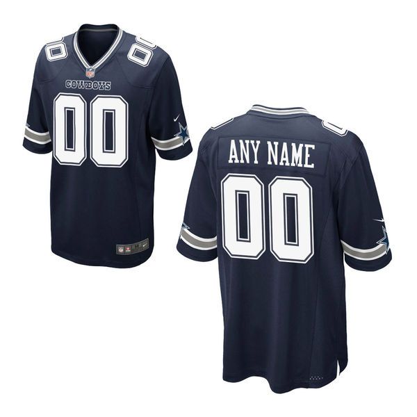 Youth Dallas Cowboys Nike Navy Custom Game NFL Jersey